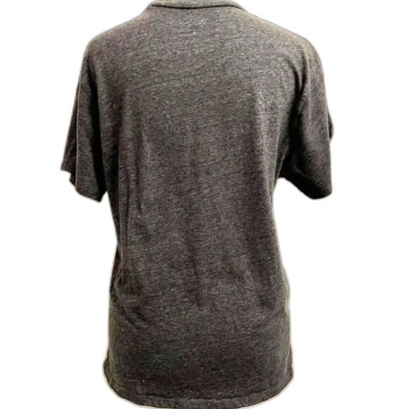 DARTH VADER Helmet STAR WARS T shirt Black Gray Velour Graphic Mens Large - Picture 4 of 10